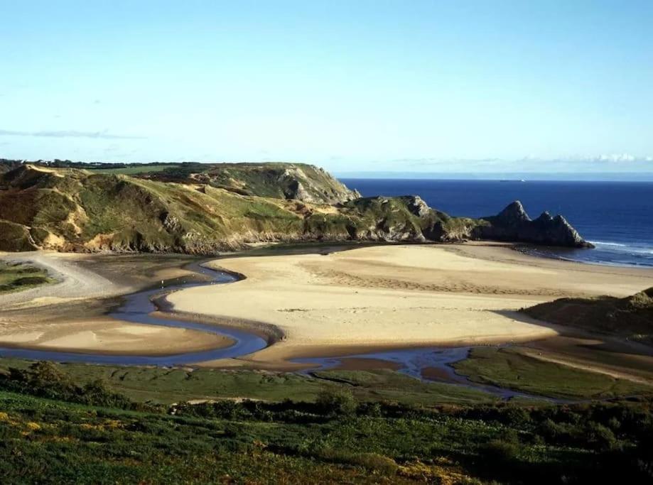 Luxe Living Guest House-Sleeps 6-Private Parking-Free Wifi-Beach-City Swansea Luaran gambar